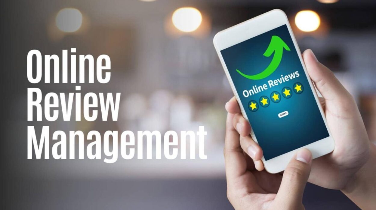 Online review management services