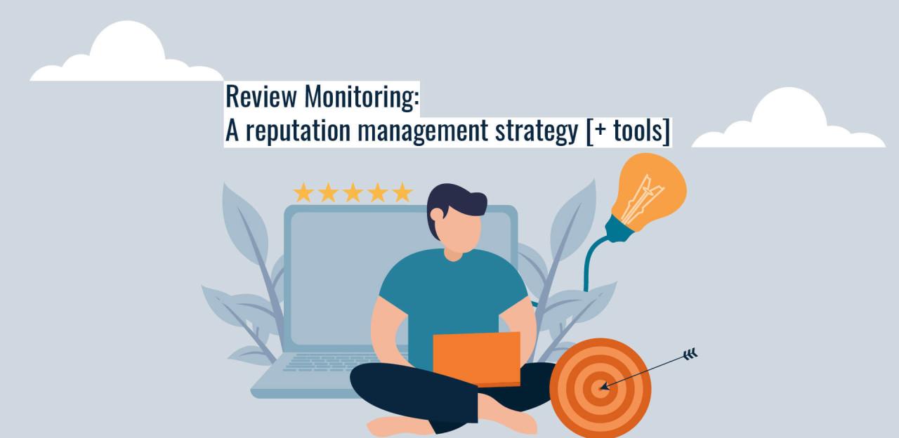 Online review monitoring services