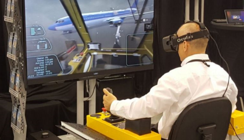 Vr training simulation simulator aircraft forgefx simulations reality deicing developed