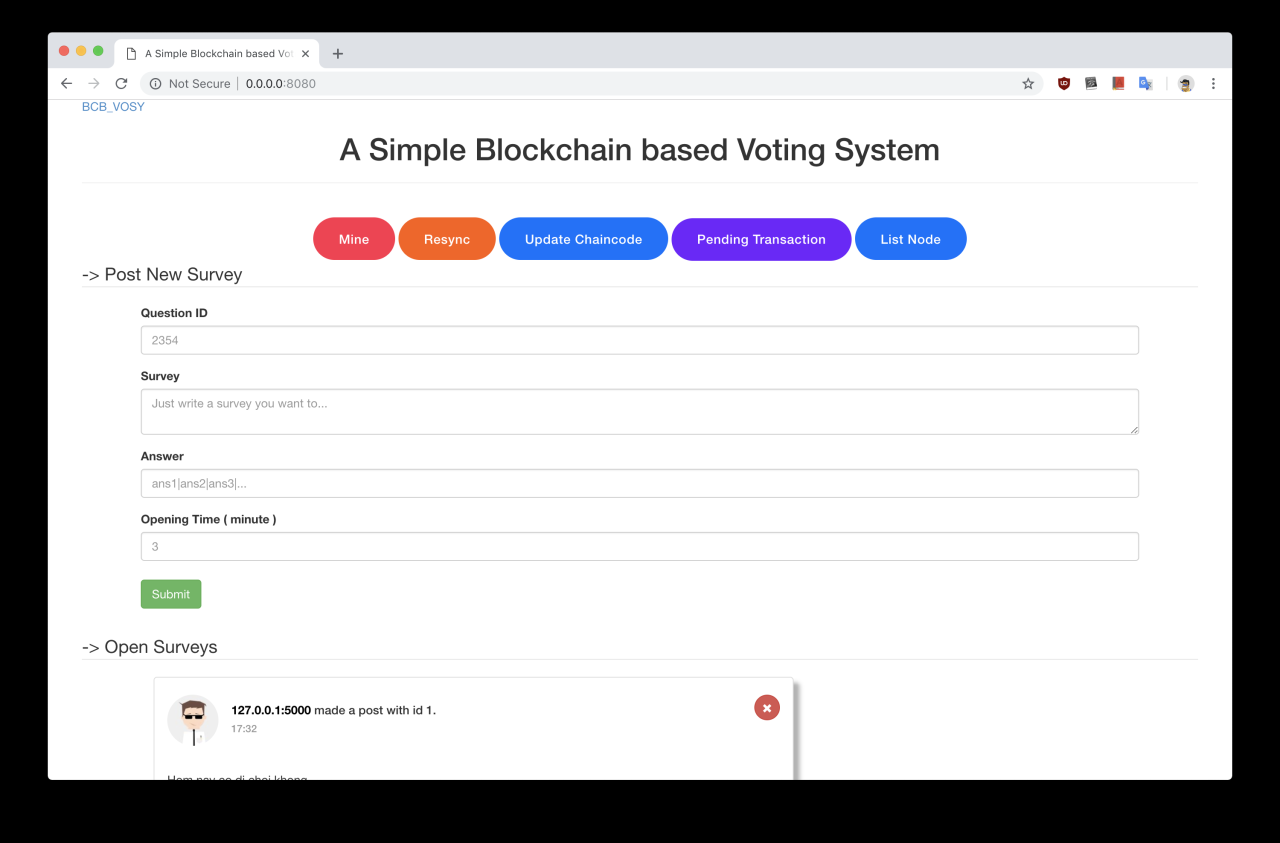 Blockchain voting systems